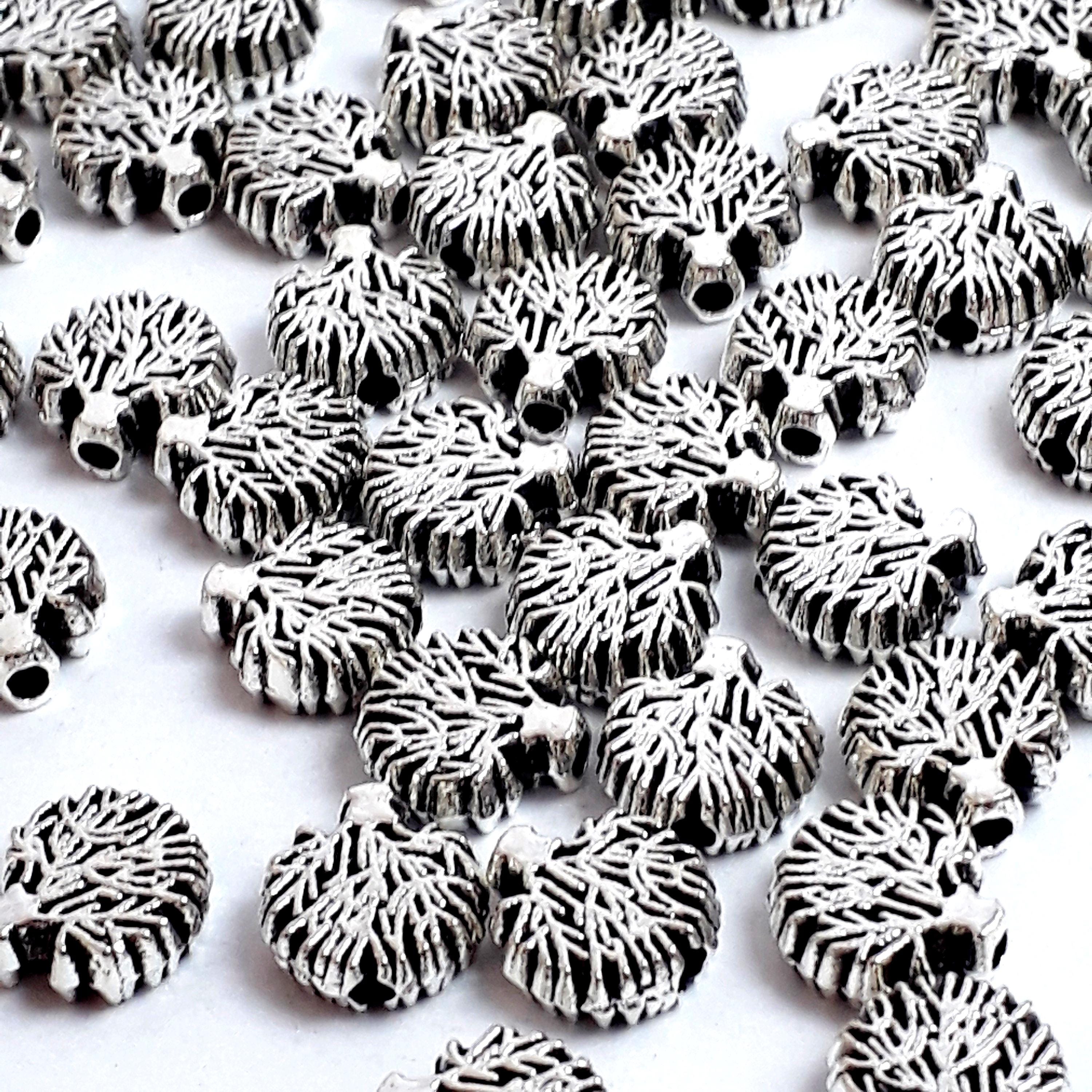 Tree Antique Silver 8mm - 20pcs