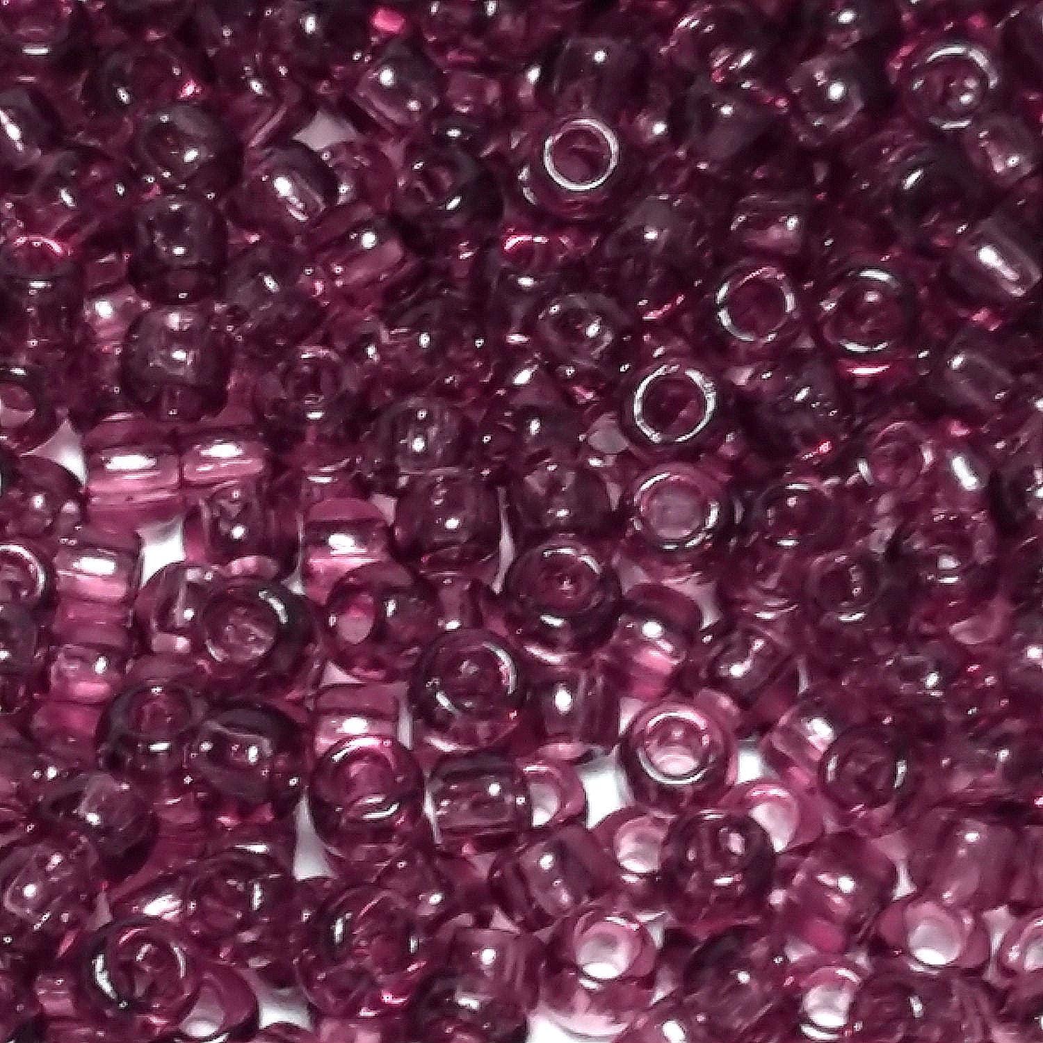 Transparent Med Amethyst TOHO Seed Glass 6/0 - 10g