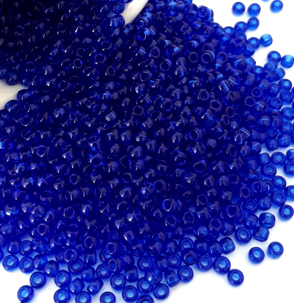Transparent Blue TOHO Seed Glass 11/0 - 10g