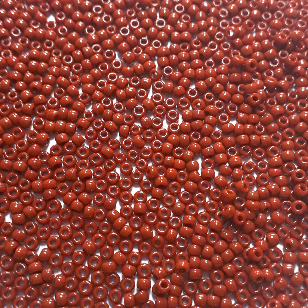Opaque Terracotta TOHO Seed Glass 11/0 - 10g
