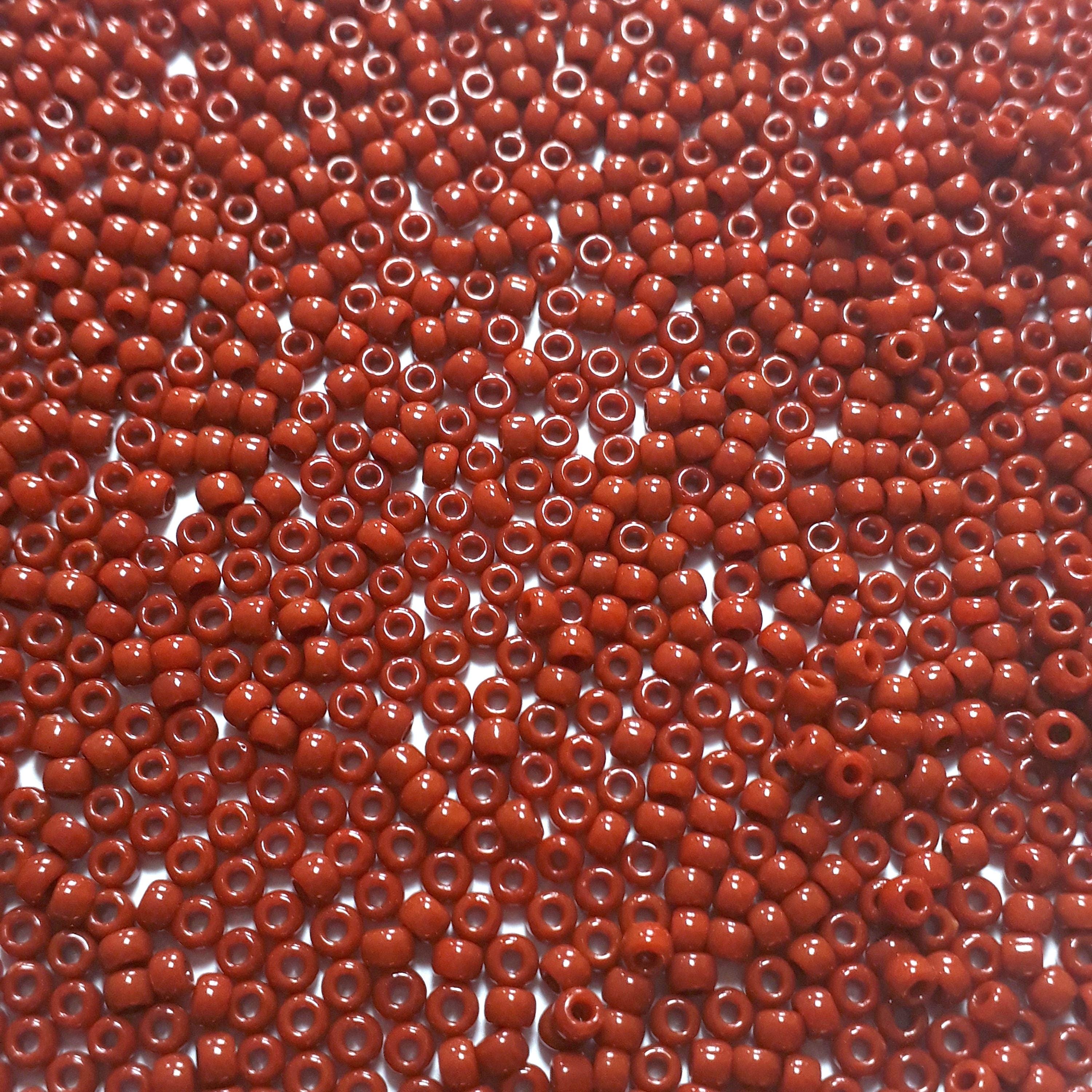 Opaque Terracotta TOHO Seed Glass 11/0 - 10g