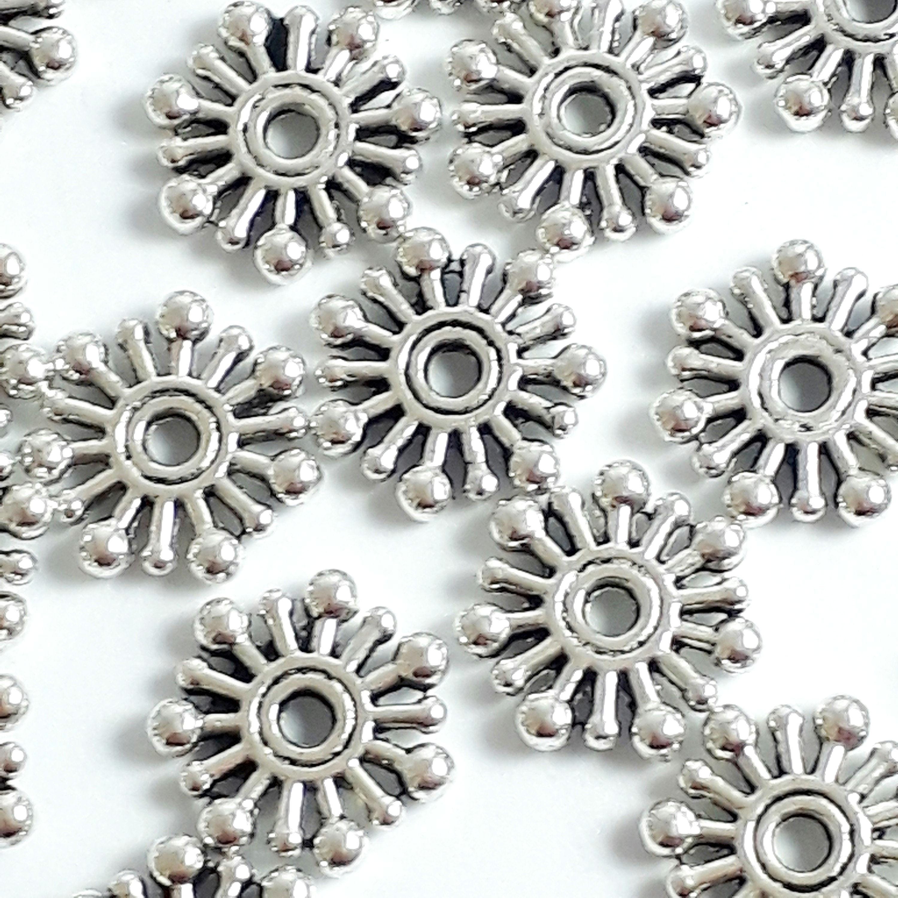Ring Spacers Antique Silver 10mm - 25pcs
