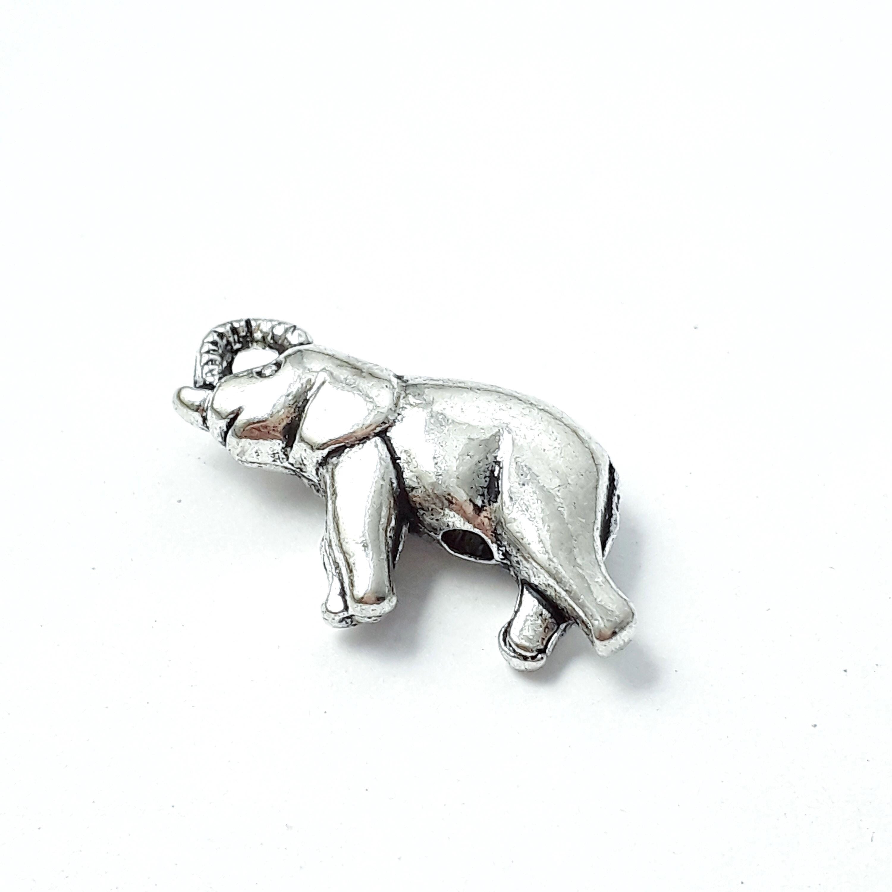 Elephant Antique Silver 18x11mm - 6pcs