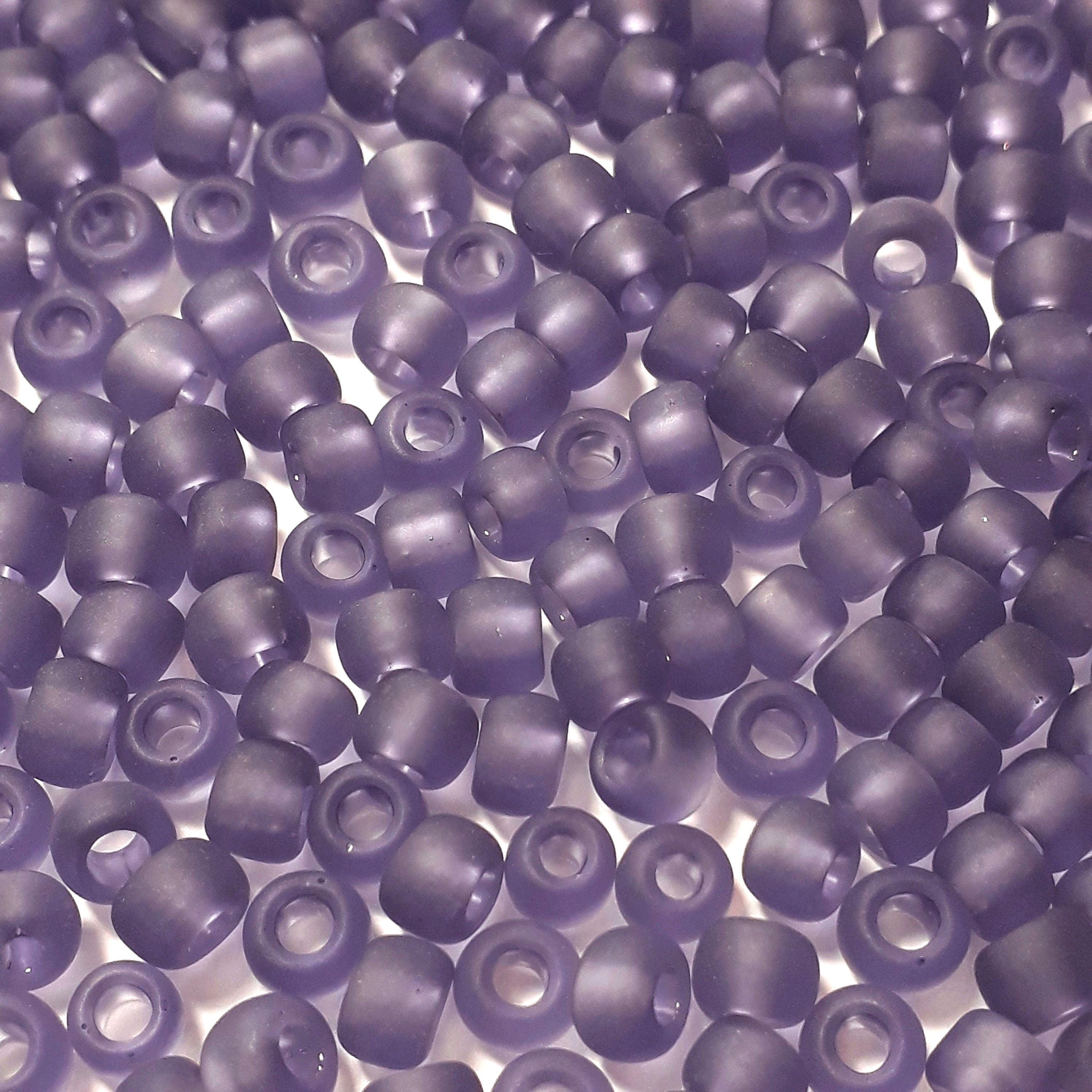 Transparent-Frosted Sugar Plum TOHO Seed Glass 6/0 - 10g