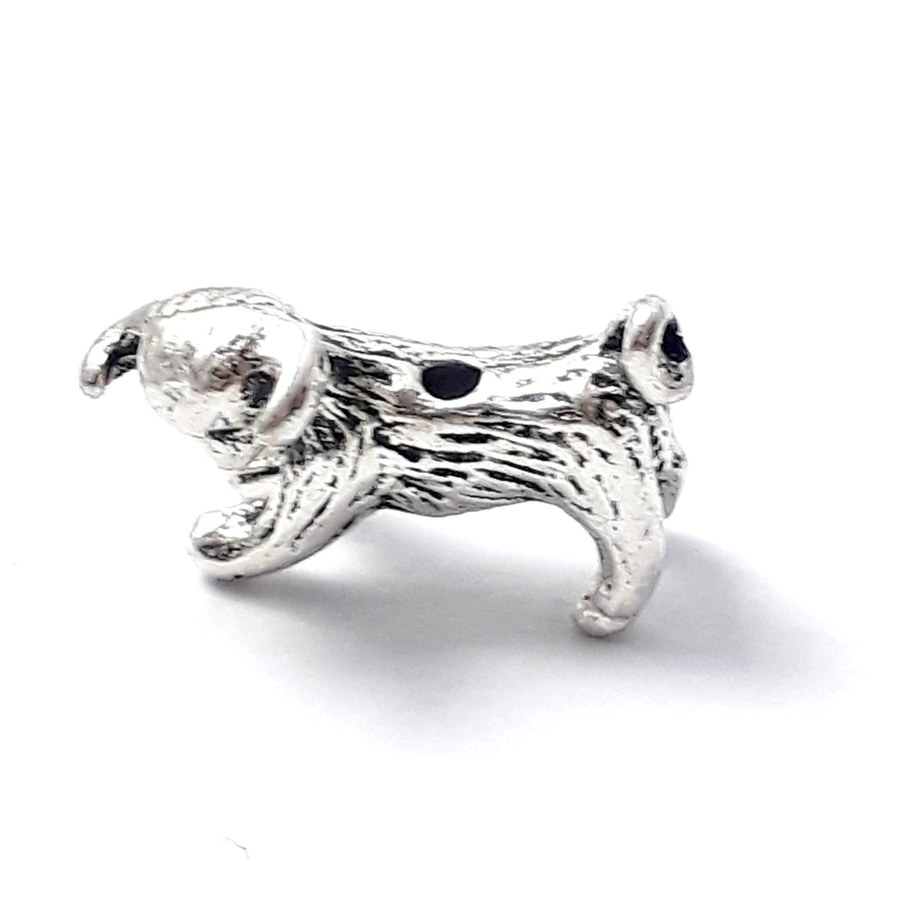 Lamb Antique Silver 15x10mm - 6pcs