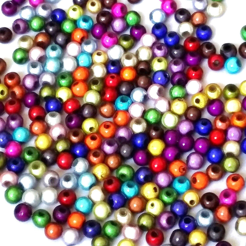 Miracle Round Resin 4mm - 100pcs