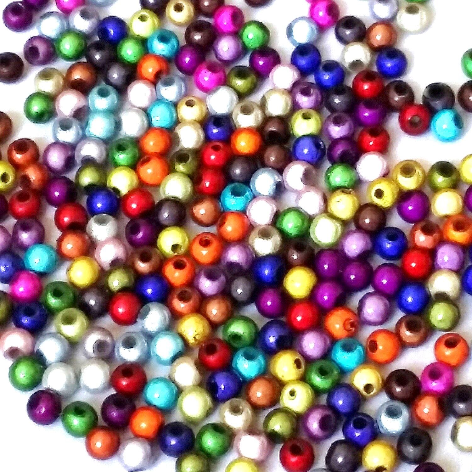 Miracle Round Resin 4mm - 100pcs