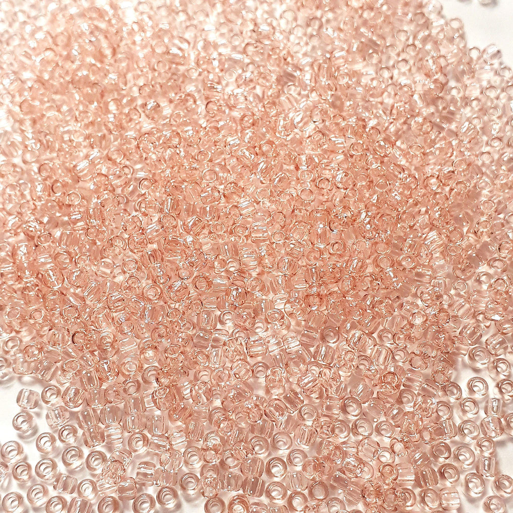 Transparent Rosaline Pink TOHO Seed Glass 11/0 - 10g