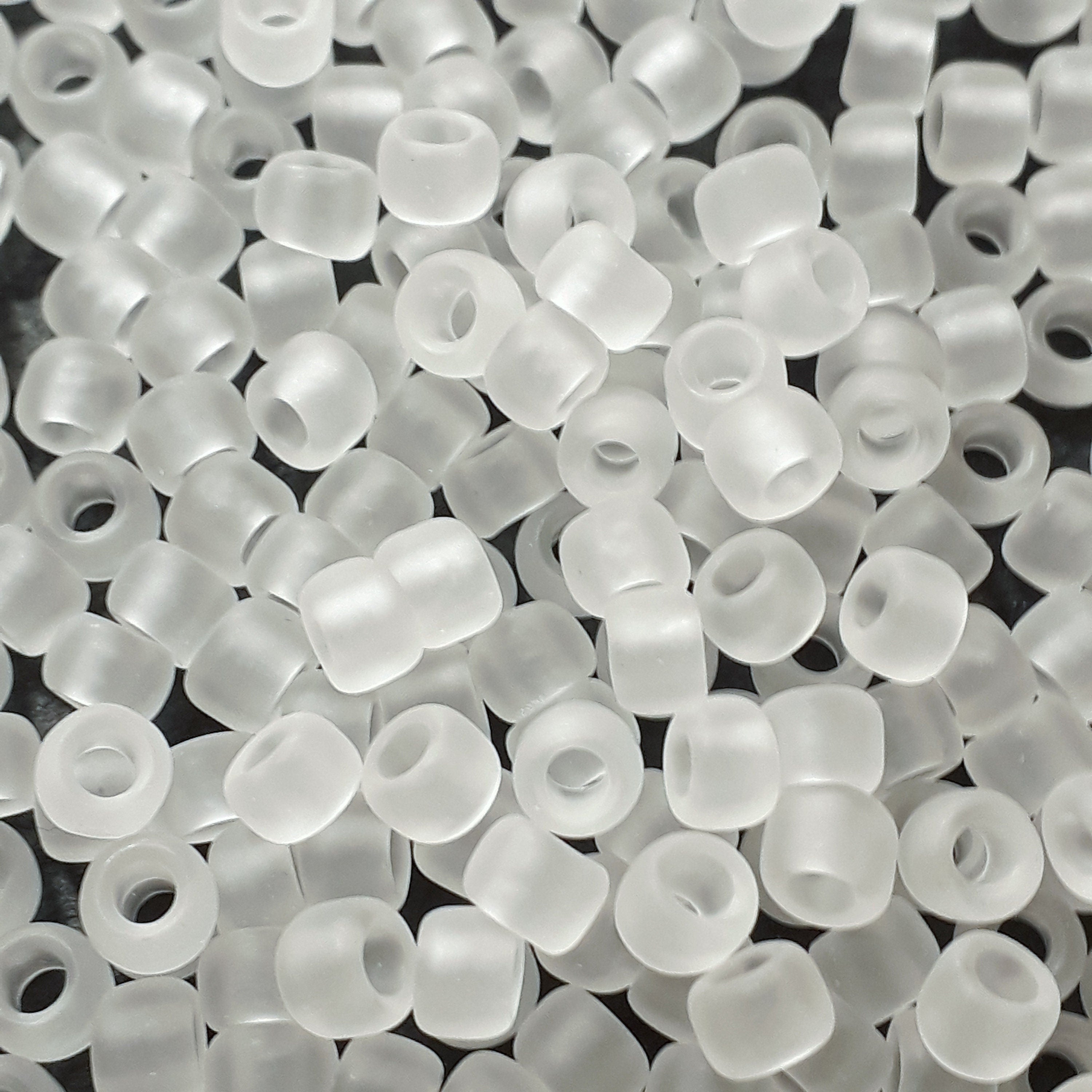 Transparent-Frosted Crystal TOHO Seed Glass 6/0 - 10g