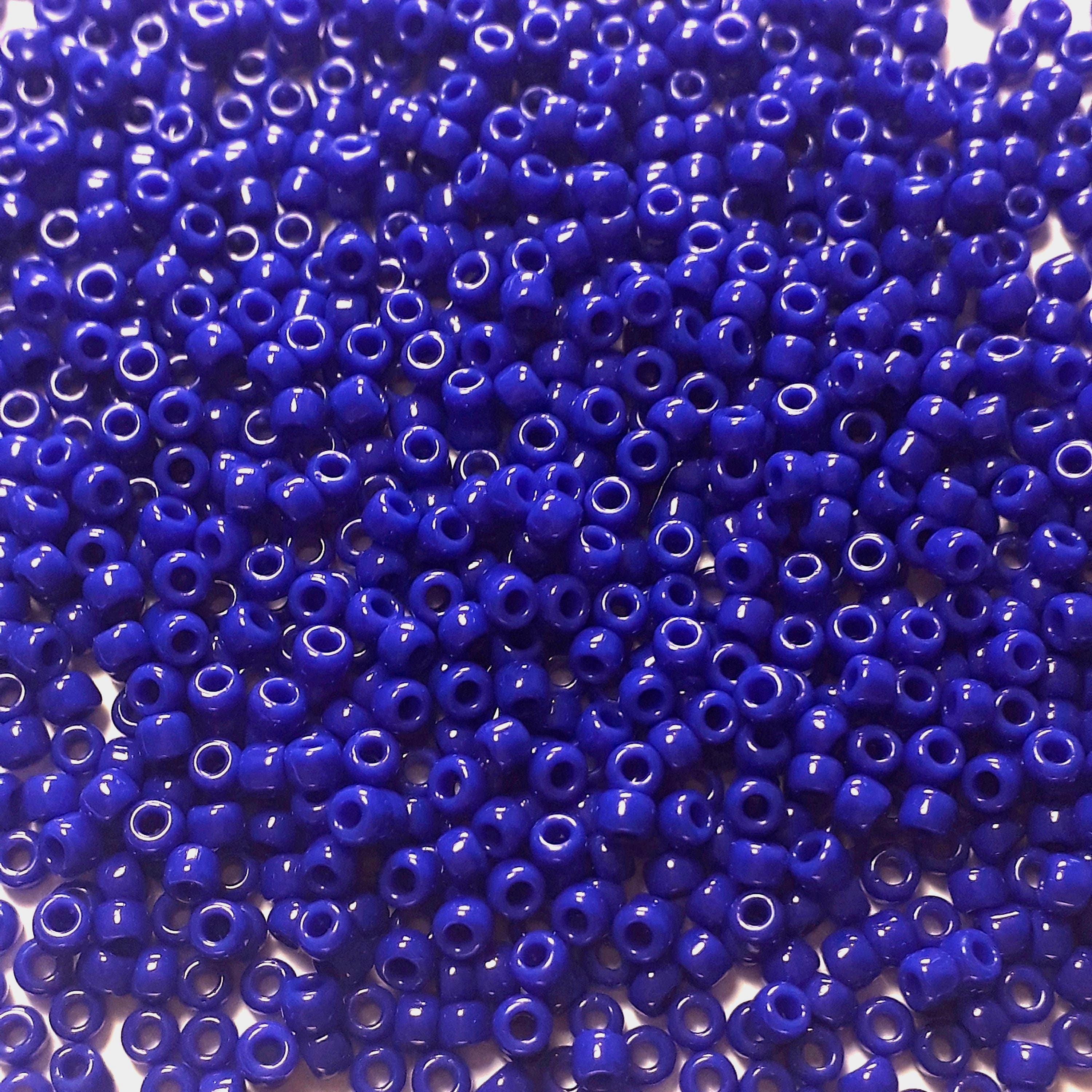 Opaque Medium Blue TOHO Seed Glass - 11/0 - 10g