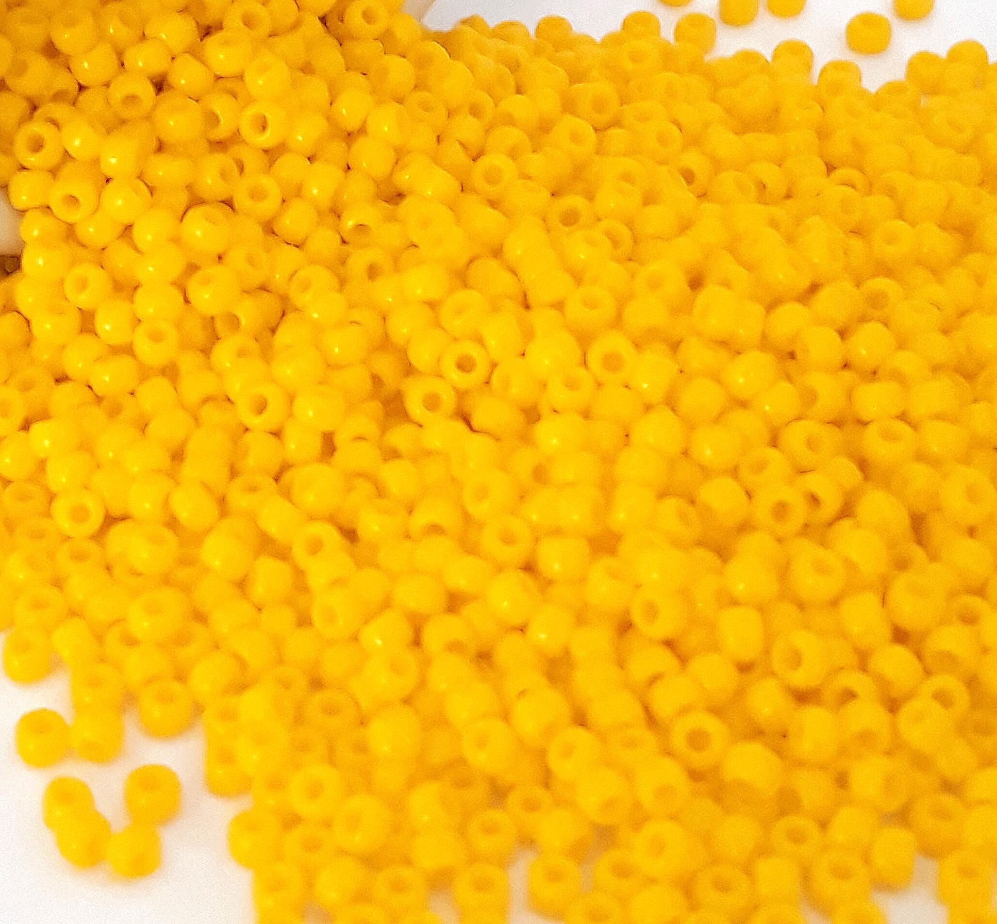 Opaque Sunshine Yellow TOHO Seed Glass 11/0 - 10g