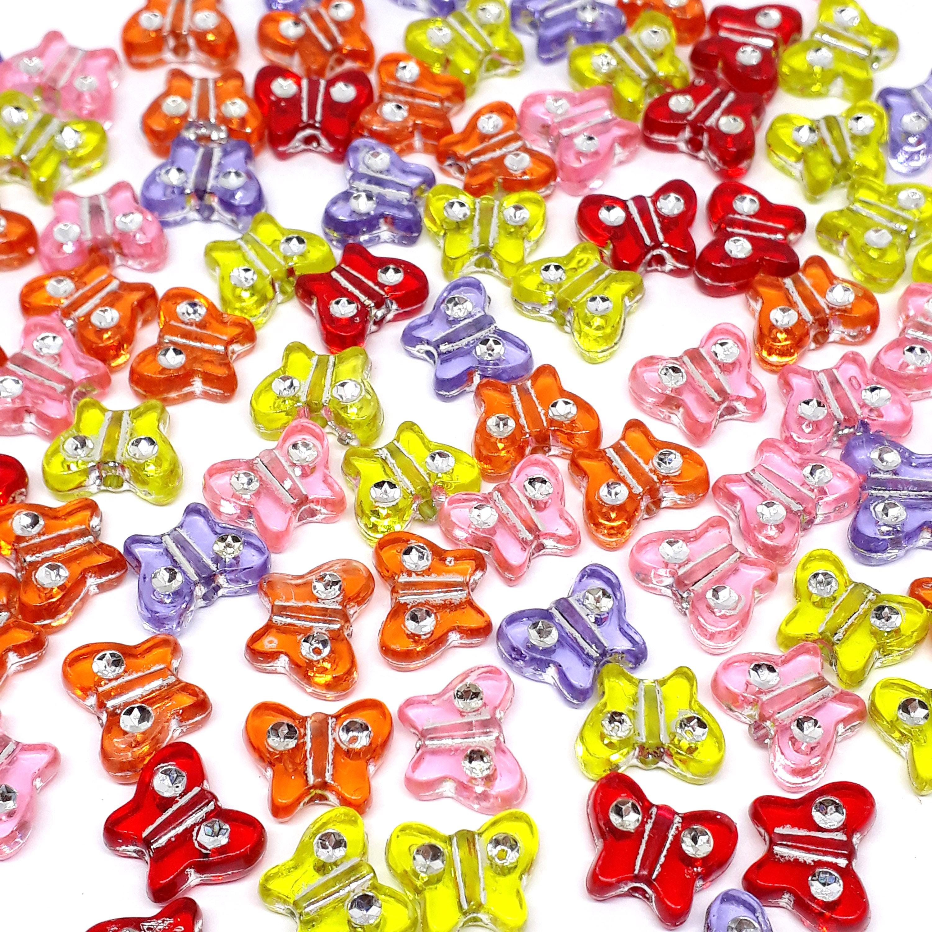 Butterfly Craft Acrylic 11x9mm - 50pcs