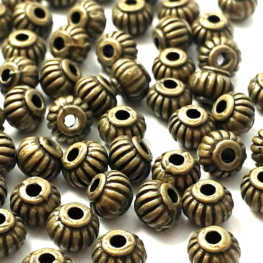 Lantern Spacer Antique Bronze 5x4mm - 50pcs