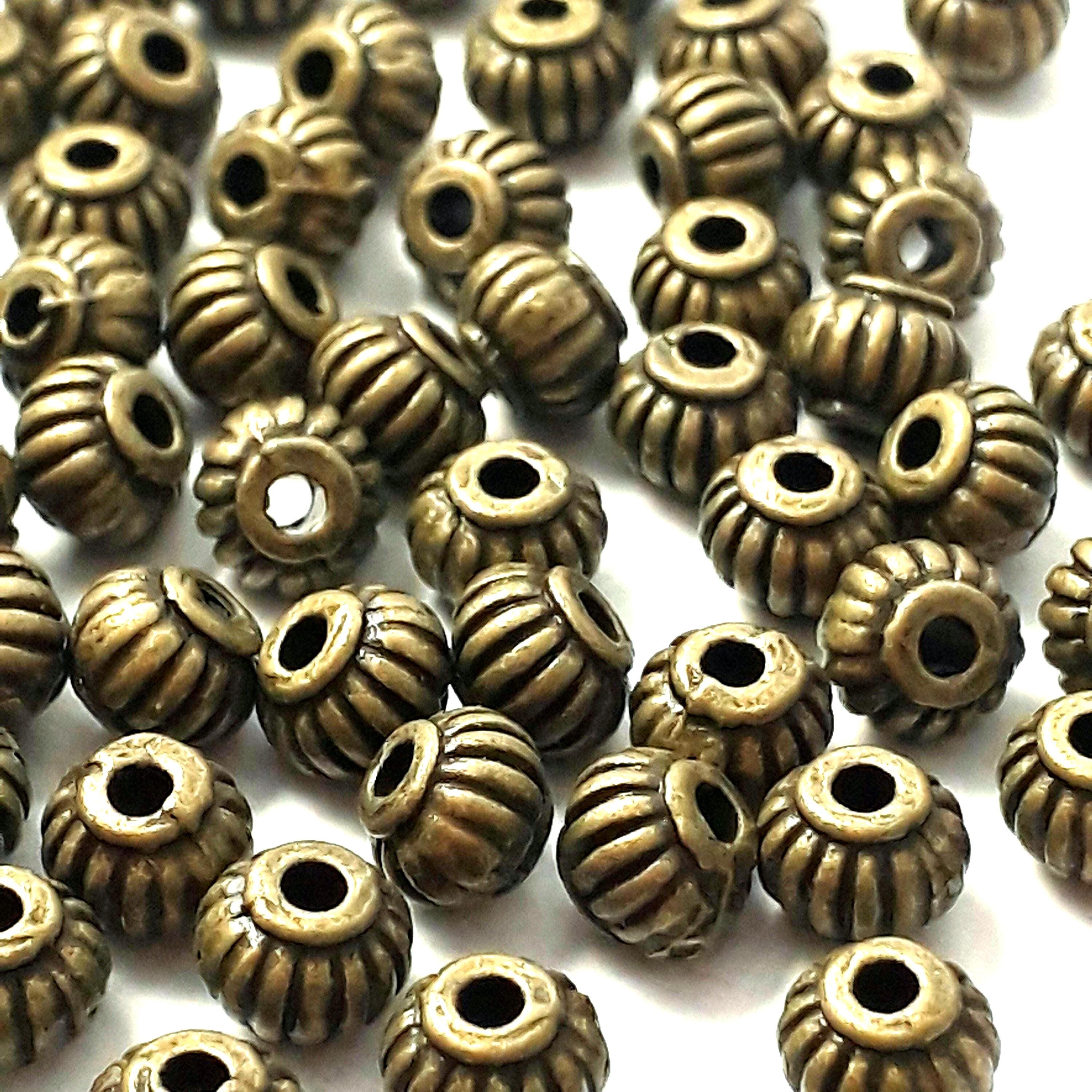 Lantern Spacer Antique Bronze 5x4mm - 50pcs