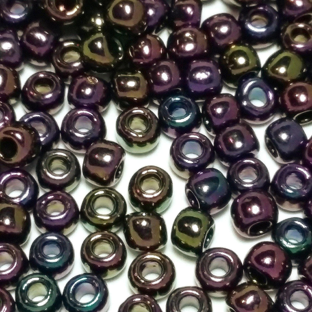 Metallic Iris-Purple TOHO Seed Glass 6/0 - 10g