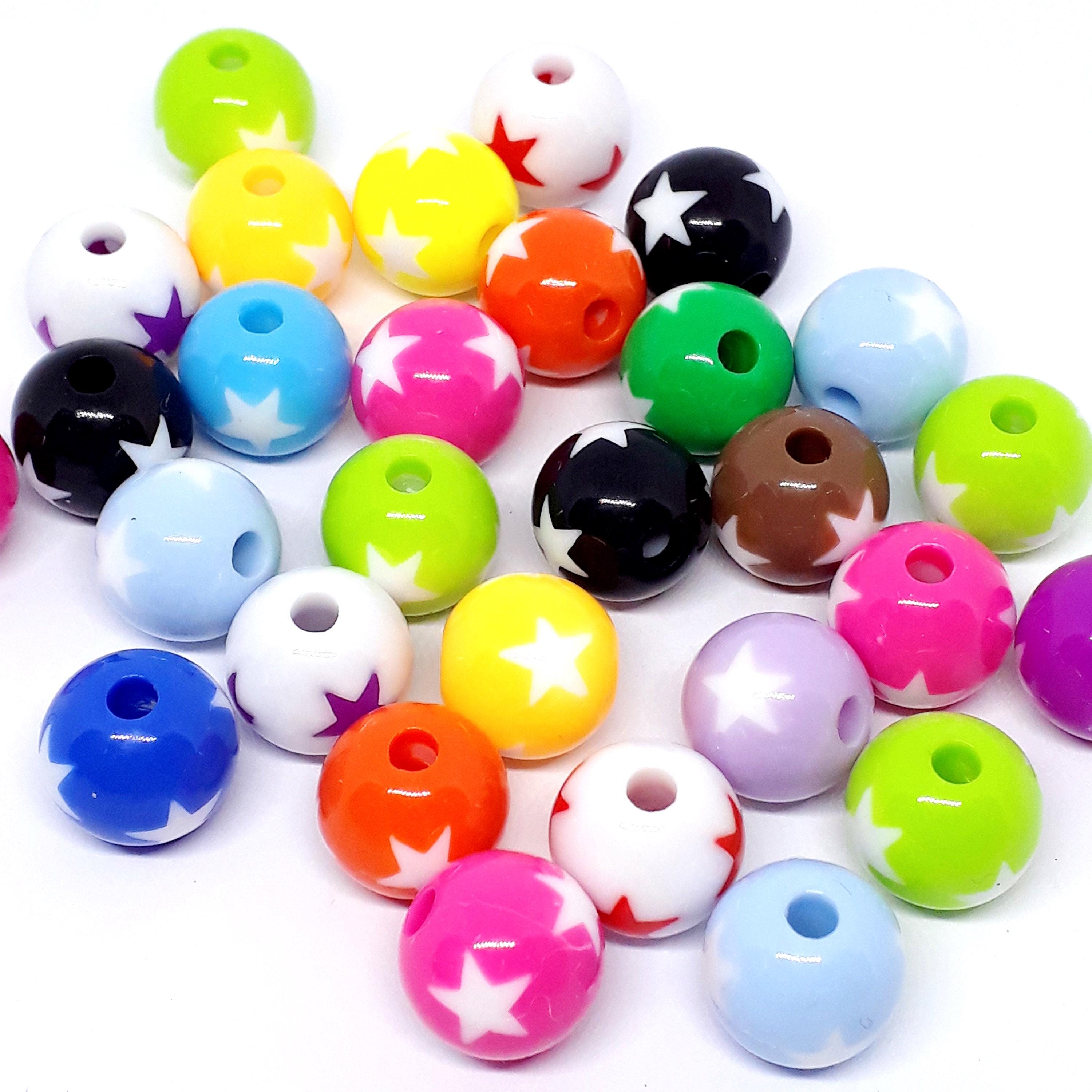 Round Acrylic Star 12mm - 10pcs