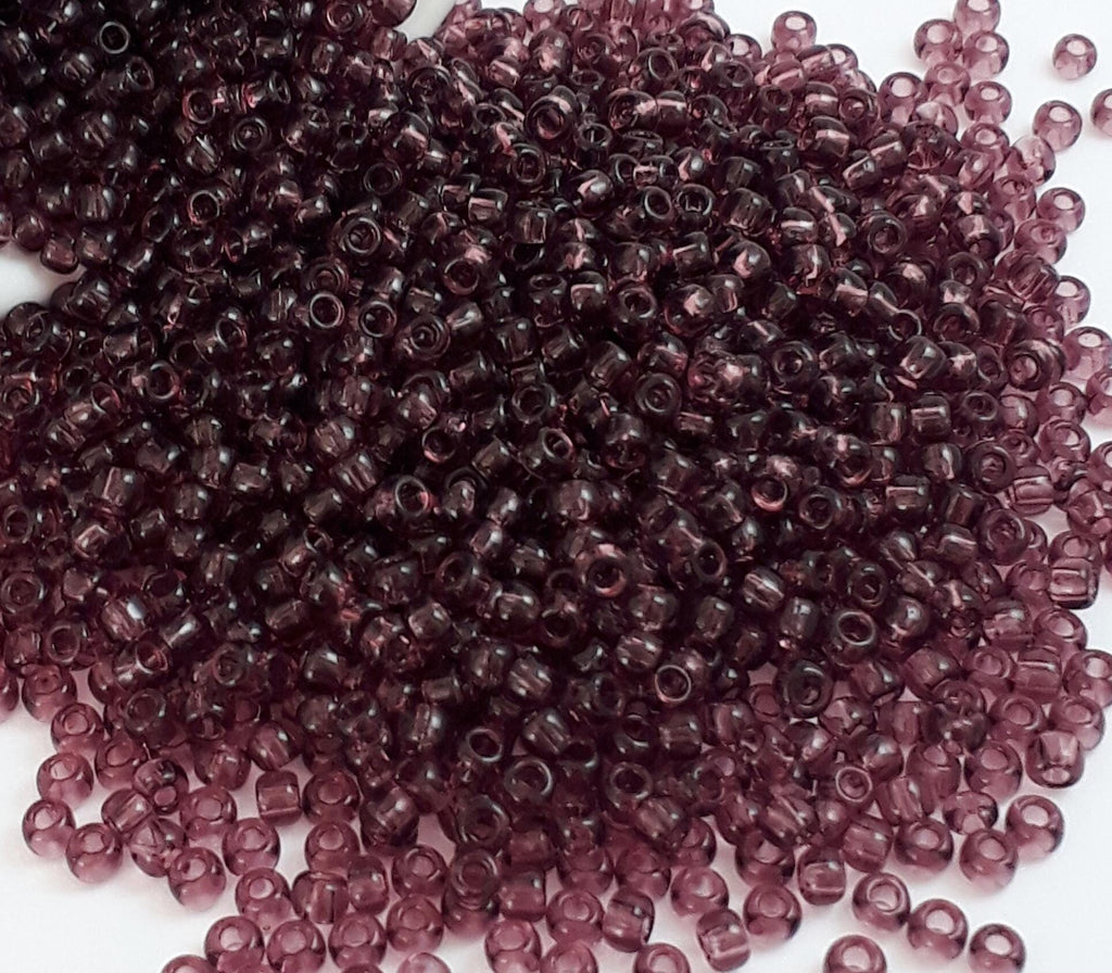 Transparent Med Amethyst Purple TOHO Seed Glass 11/0 - 10g