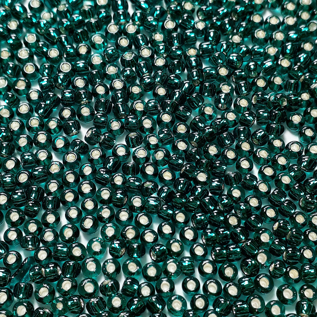 Silver-Lined Teal TOHO Seed Glass 11/0 - 10g