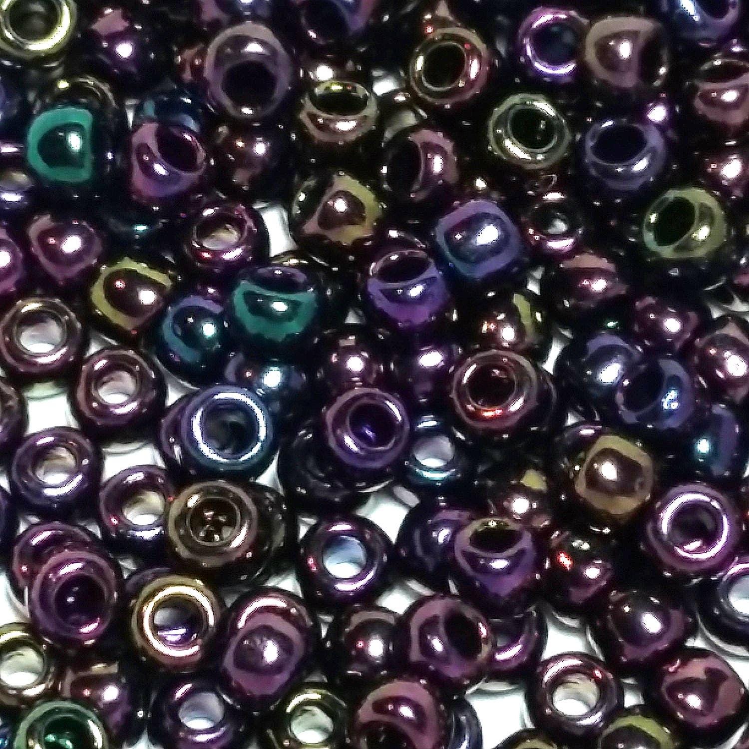 Metallic Iris-Purple TOHO Seed Glass 6/0 - 10g