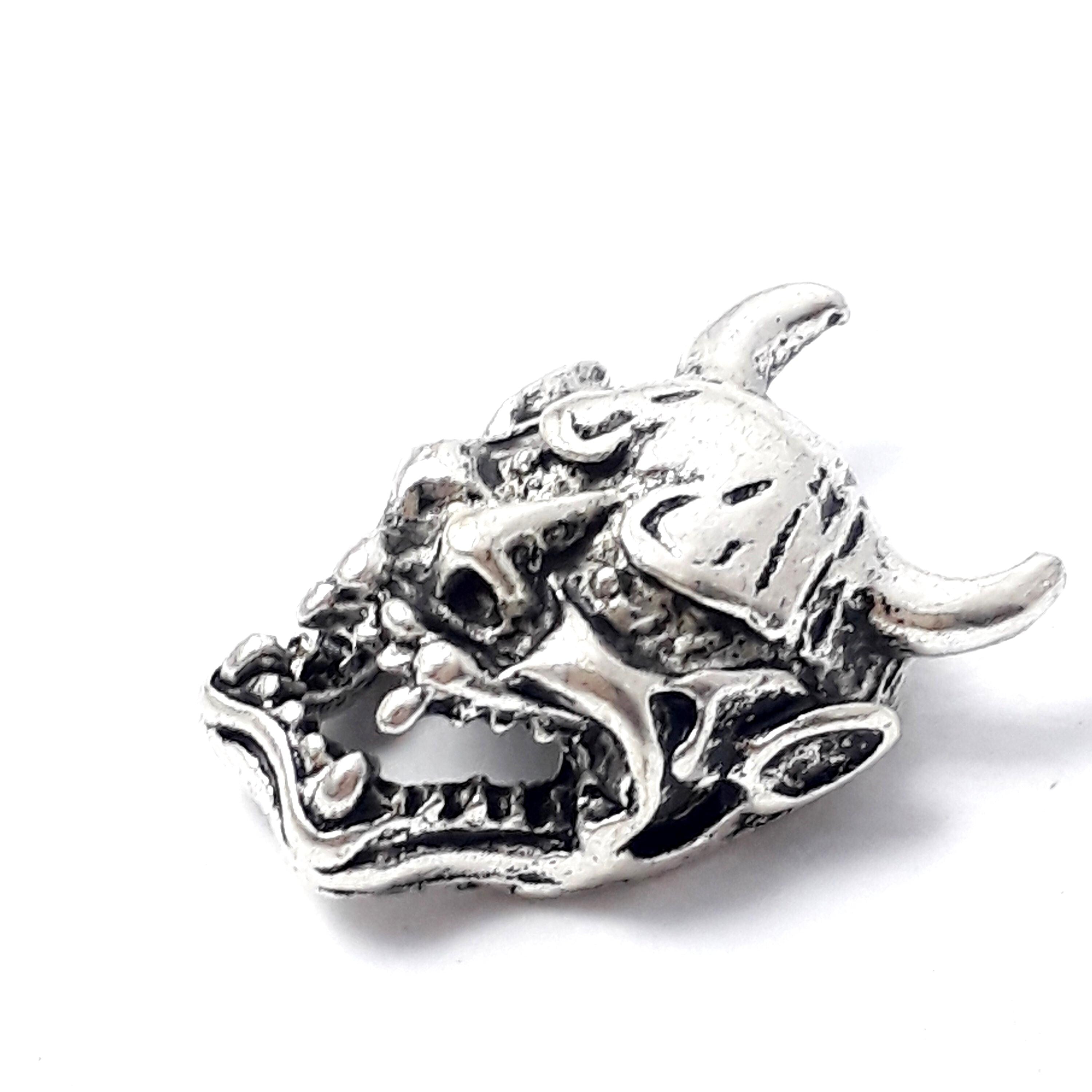 Demon Antique Silver 16x12mm - 4pcs