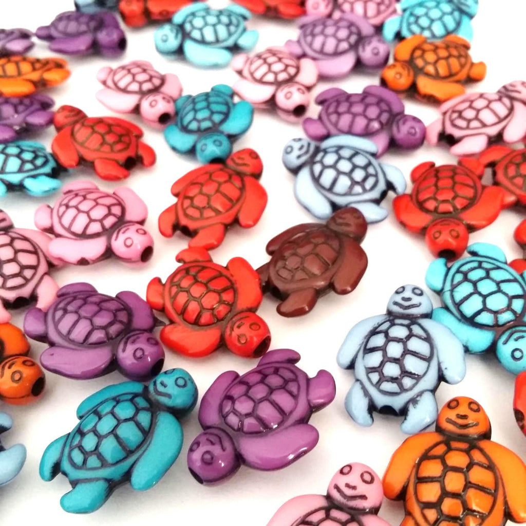 Turtle Acrylic 18x15mm - 25pcs