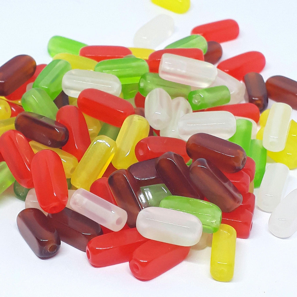 Square Tube Polished Resin 12x5mm - 25pcs