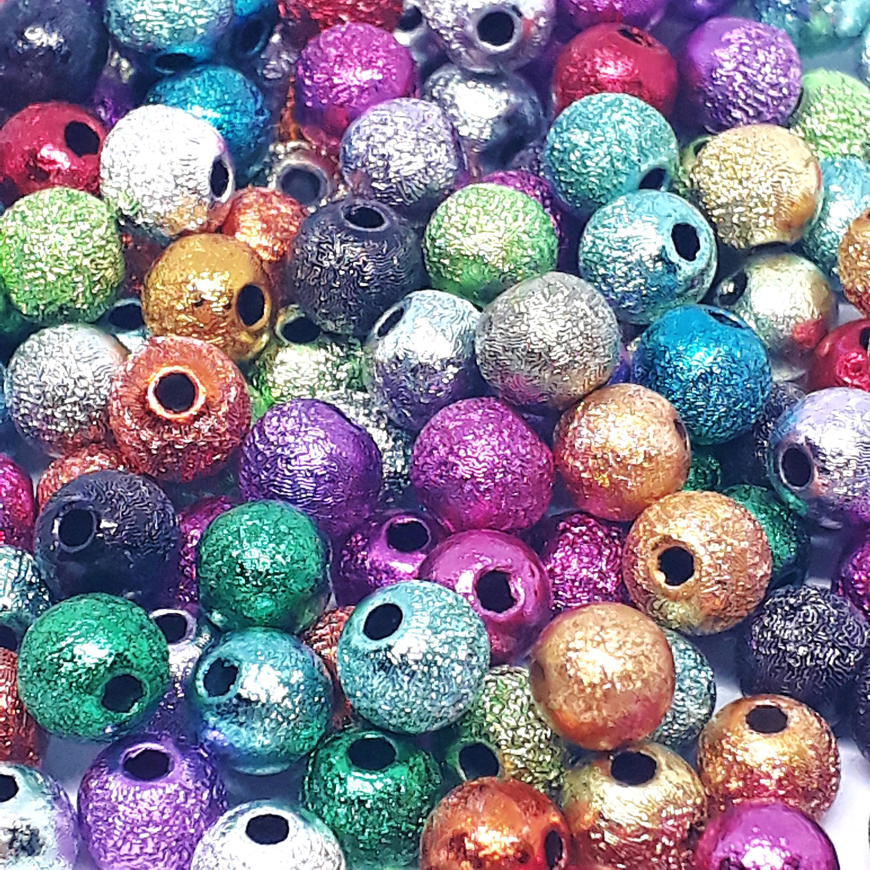 Stardust Metallic Round Glitter 6mm - 50pcs