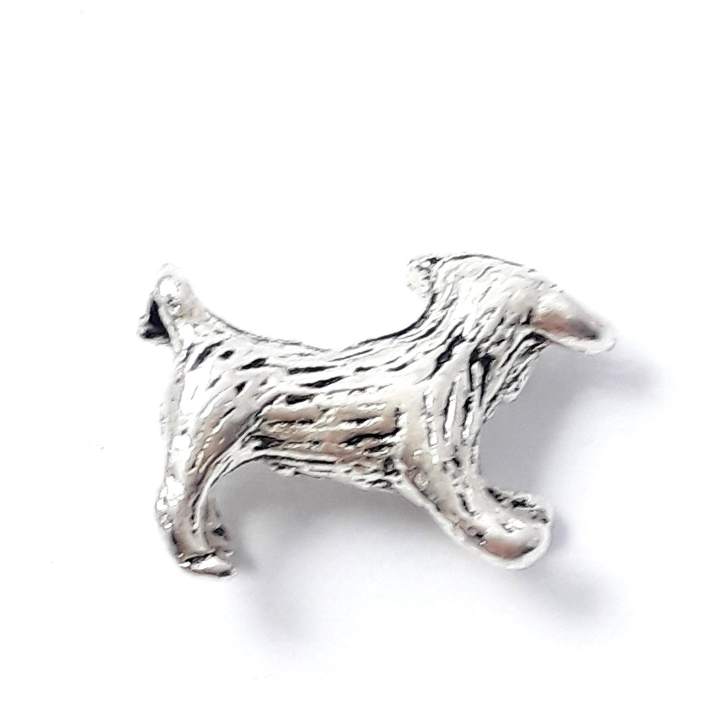 Lamb Antique Silver 15x10mm - 6pcs