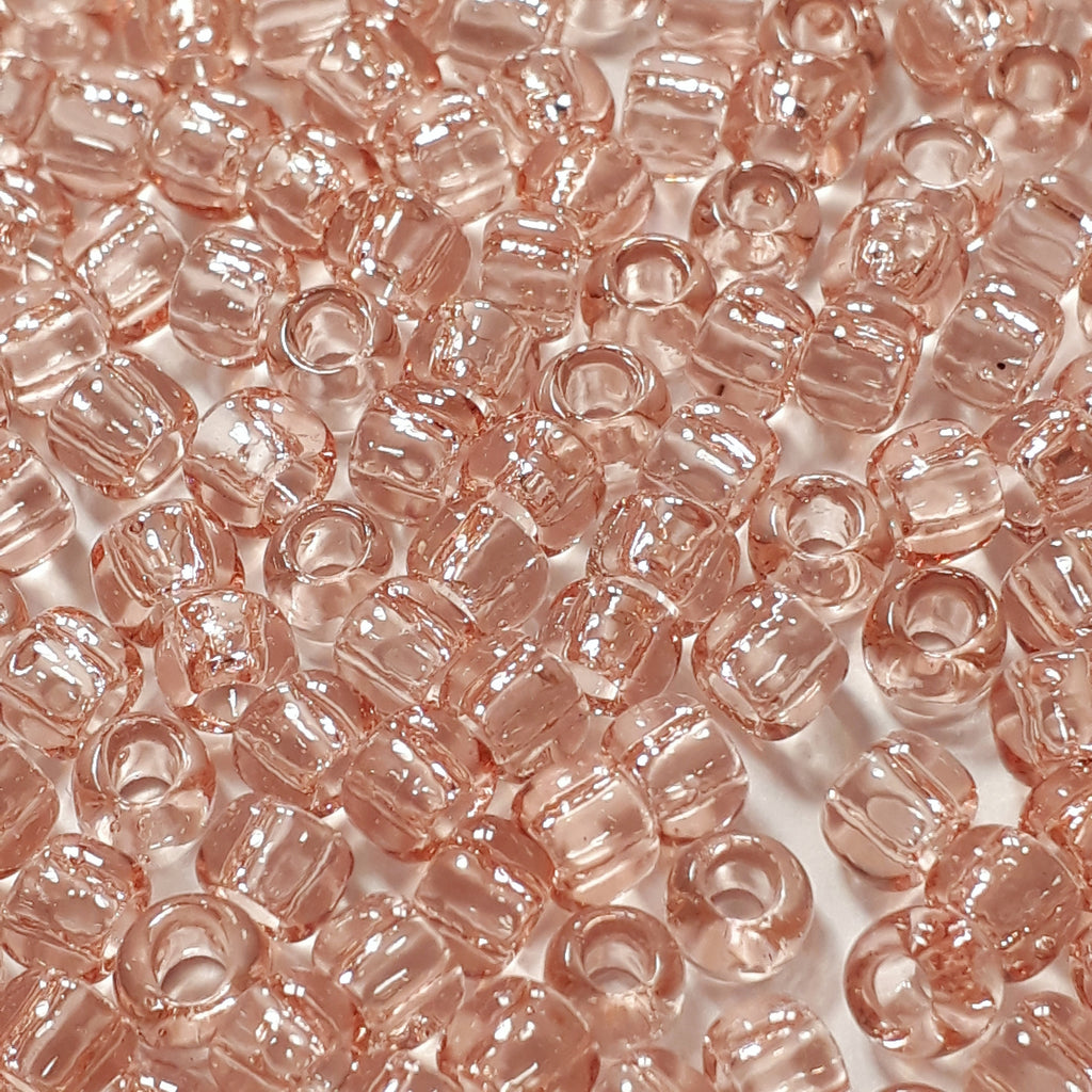 Transparent Rosaline TOHO Seed Glass 6/0 - 10g