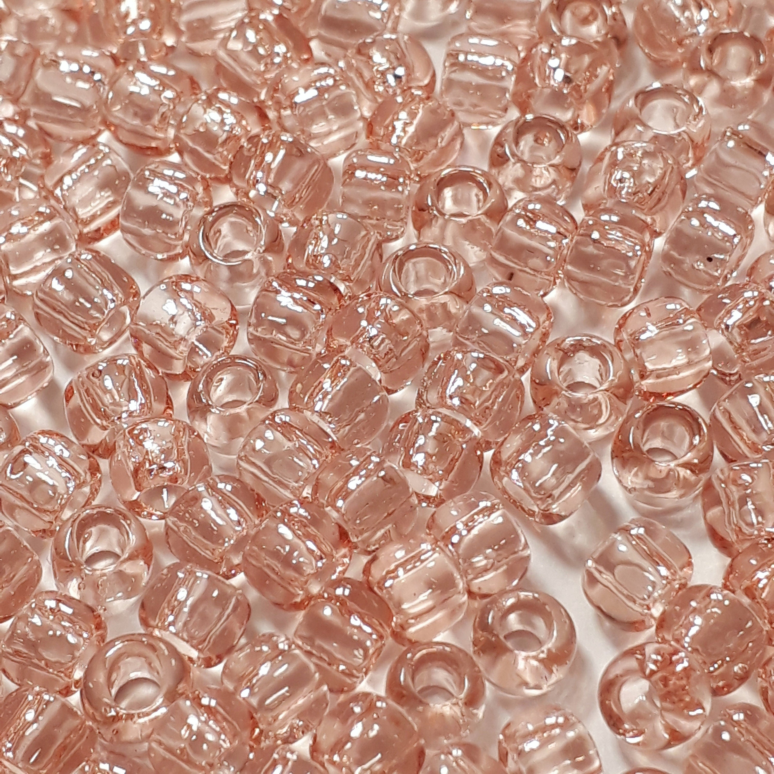 Transparent Rosaline TOHO Seed Glass 6/0 - 10g