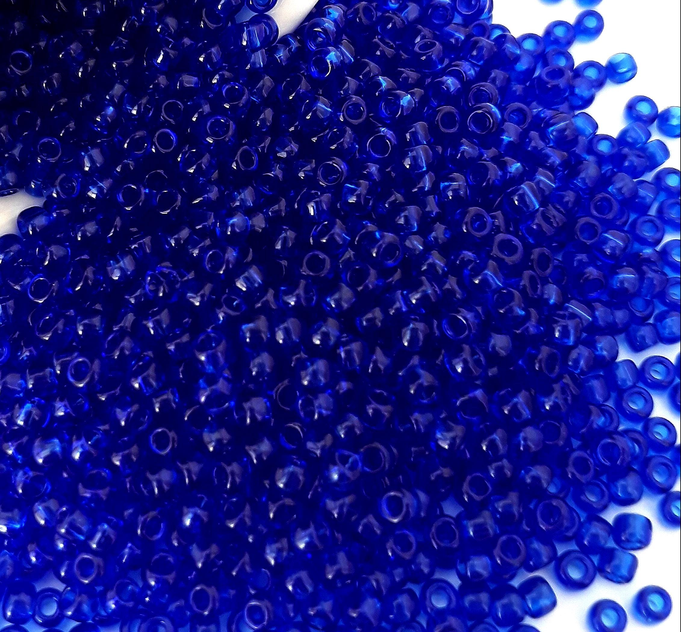 Transparent Blue TOHO Seed Glass 11/0 - 10g