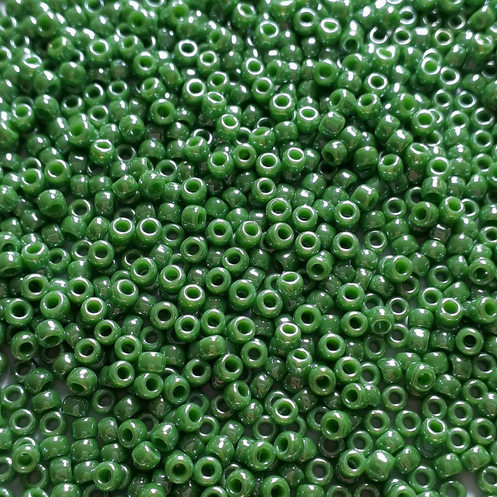 Opaque-Lustered Mint Green TOHO Seed Glass 11/0 - 10g