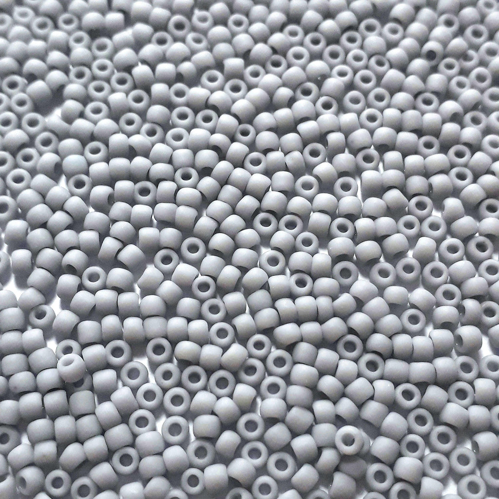 Opaque-Frosted Grey TOHO Seed Glass 11/0 - 10g