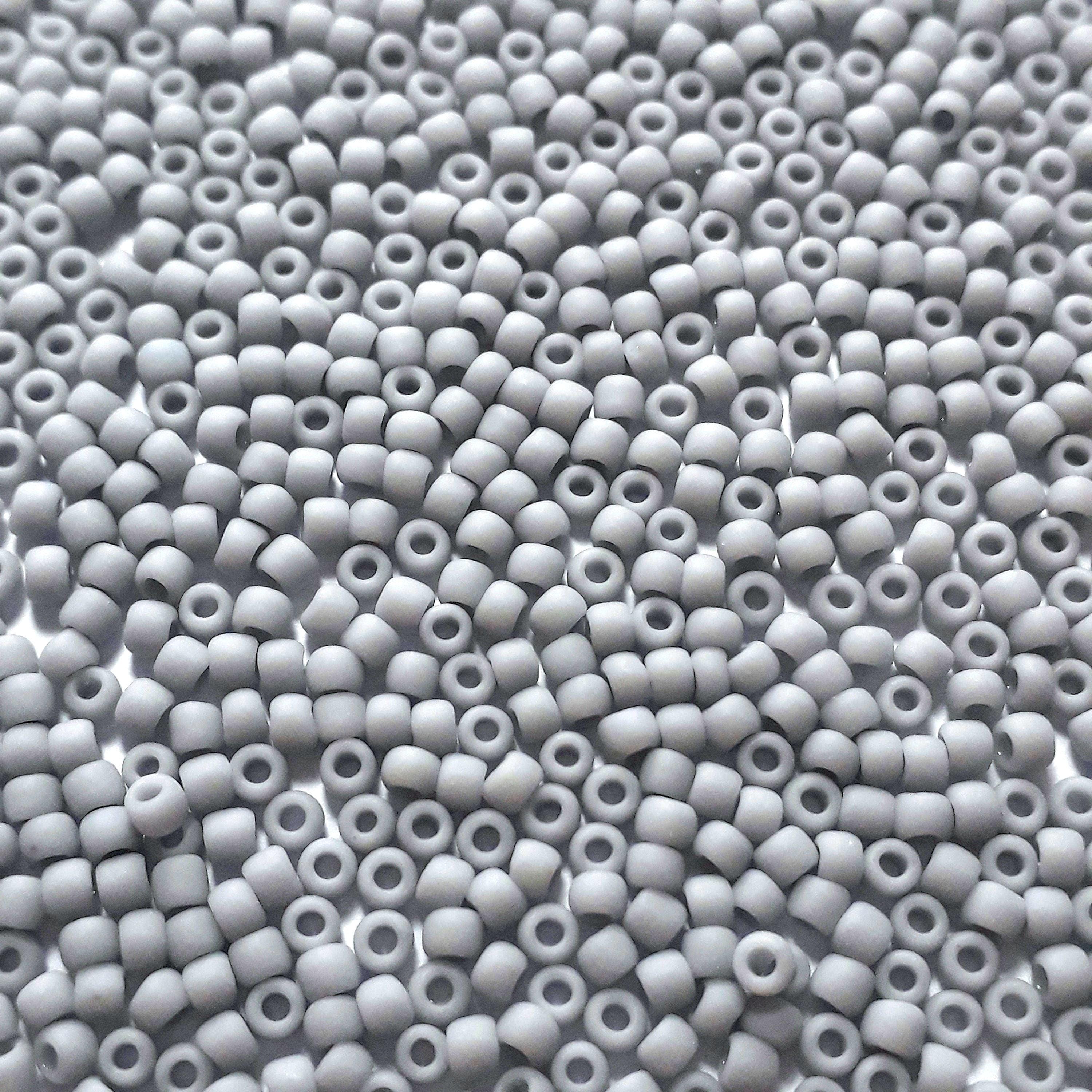 Opaque-Frosted Grey TOHO Seed Glass 11/0 - 10g
