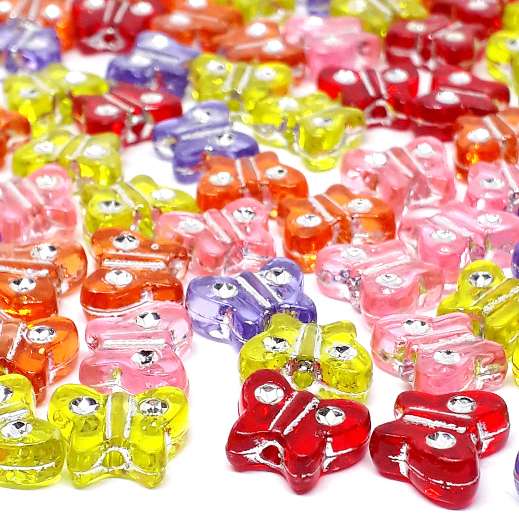 Butterfly Craft Acrylic 11x9mm - 50pcs