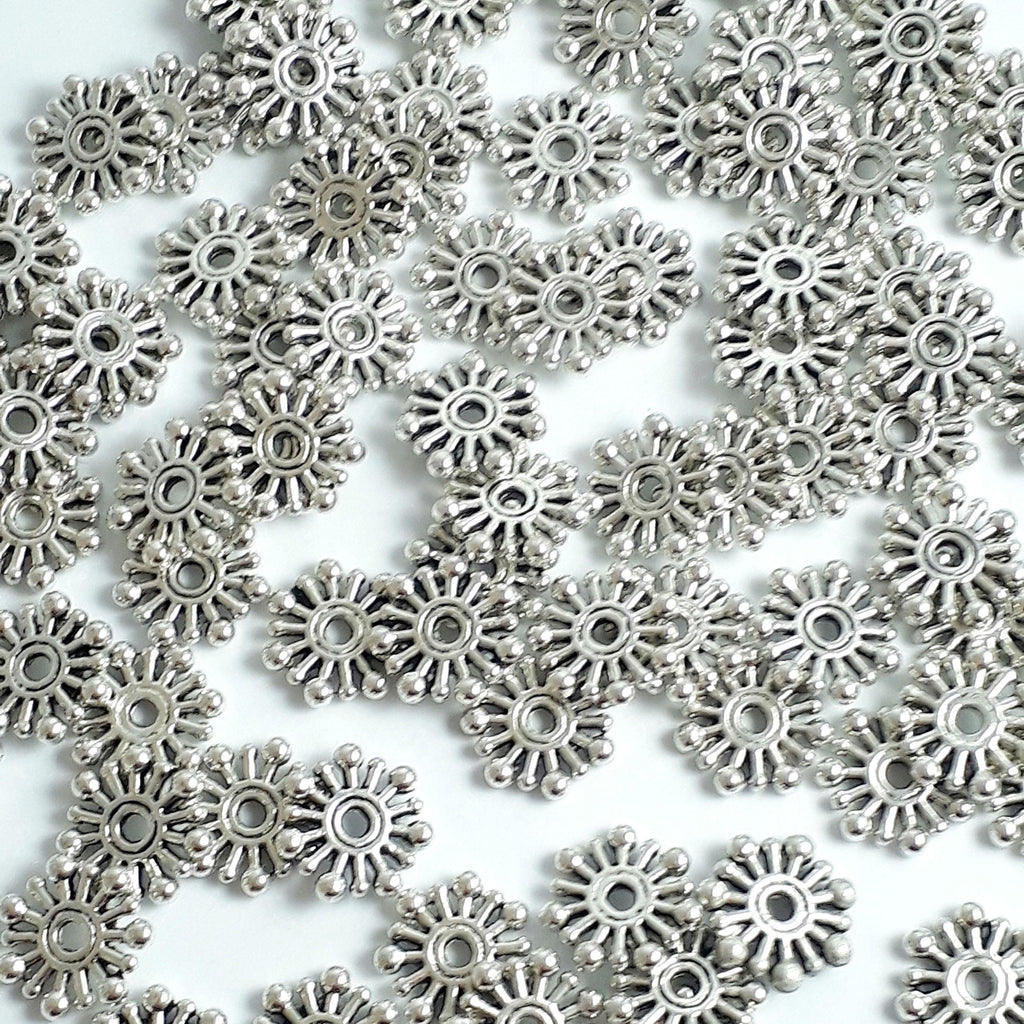 Ring Spacers Antique Silver 10mm - 25pcs