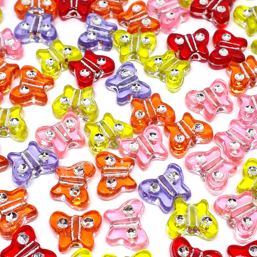Butterfly Craft Acrylic 11x9mm - 50pcs