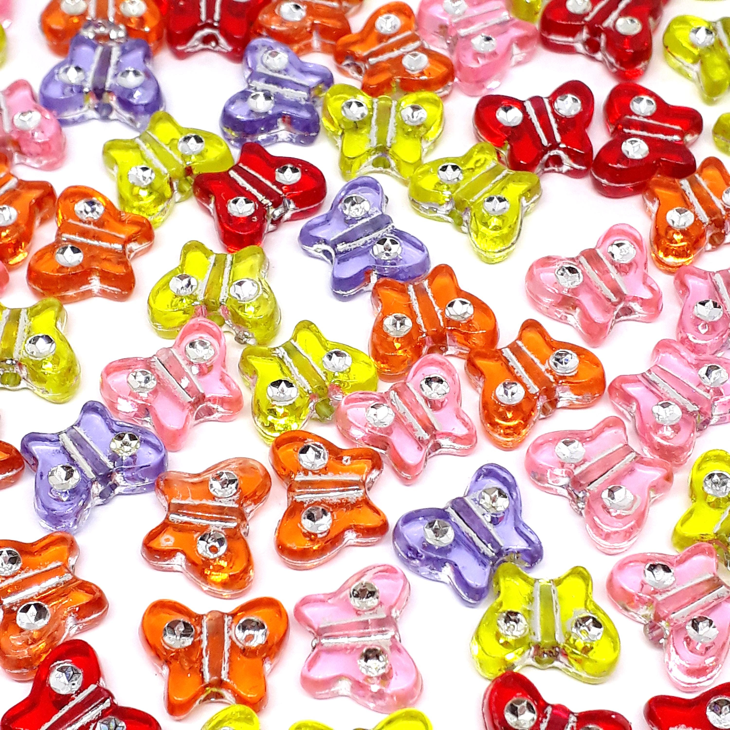 Butterfly Craft Acrylic 11x9mm - 50pcs