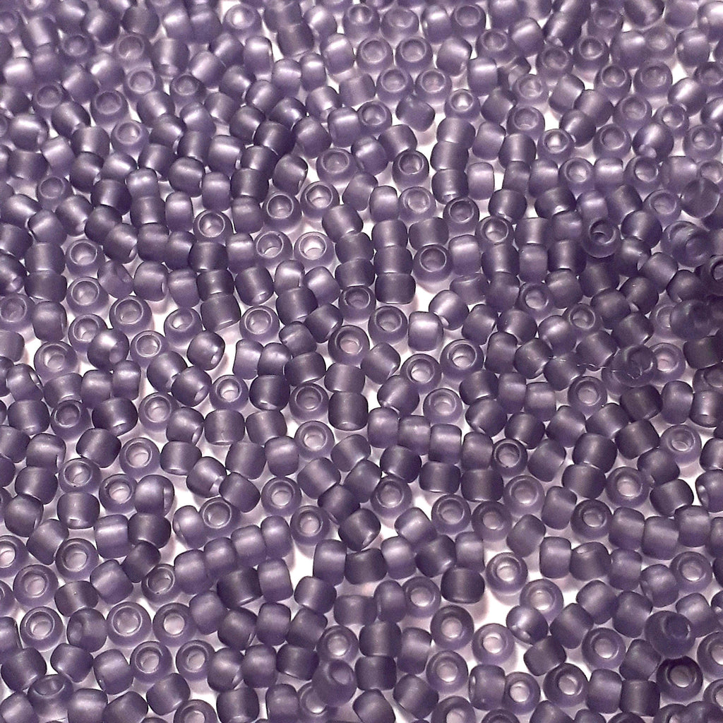 Transparent-Frosted Sugar Plum TOHO Seed Glass 11/0 - 10g