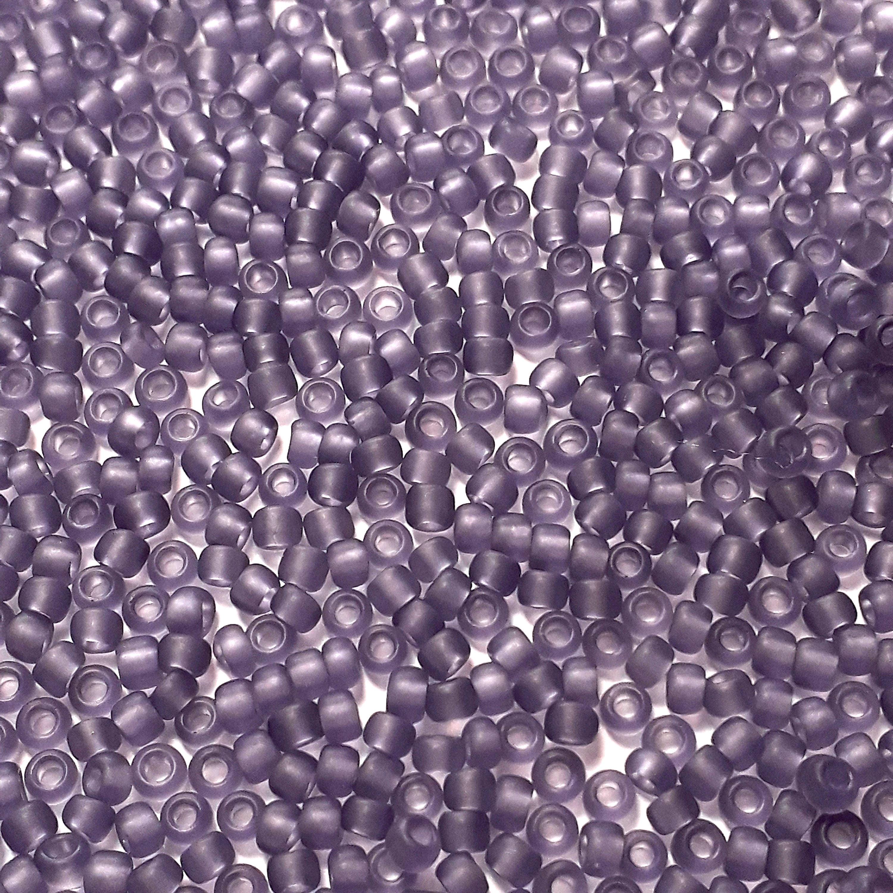 Transparent-Frosted Sugar Plum TOHO Seed Glass 11/0 - 10g