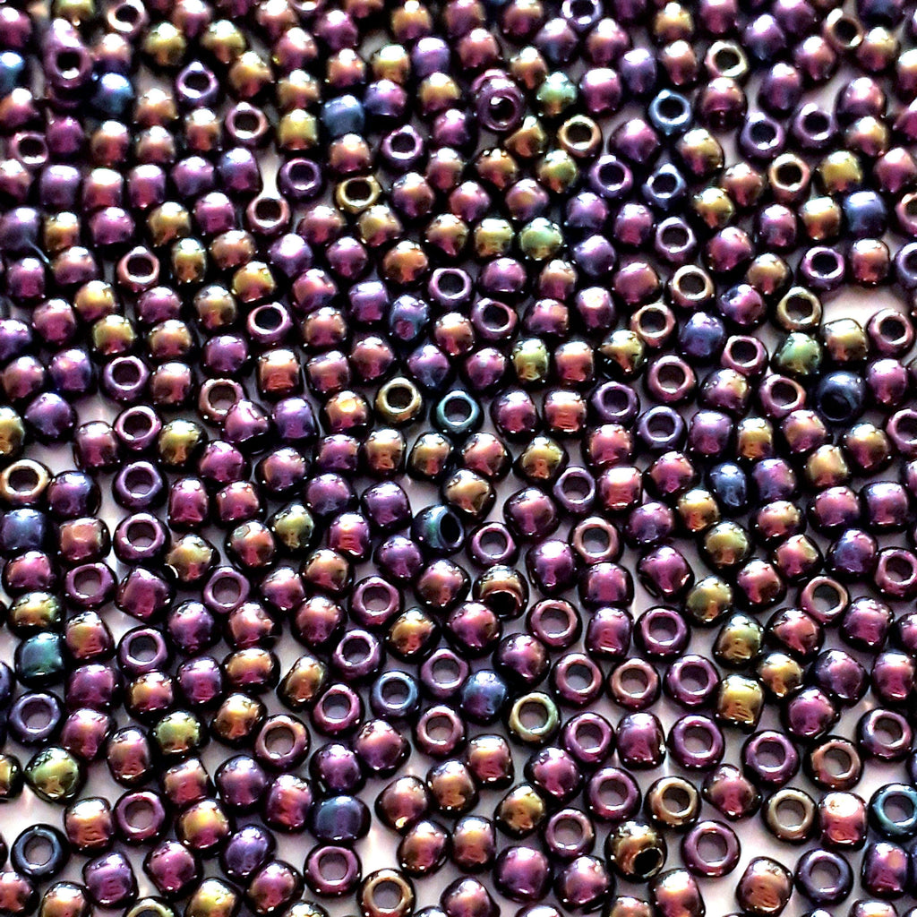 Metallic Iris-Purple TOHO Seed Glass 11/0 - 10g