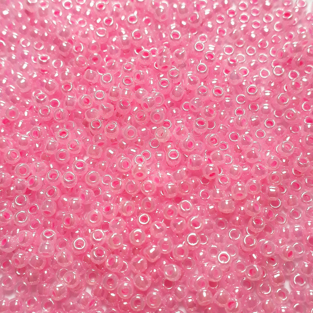 Ceylon Cotton Candy Pink TOHO Seed Glass 11/0 - 10g