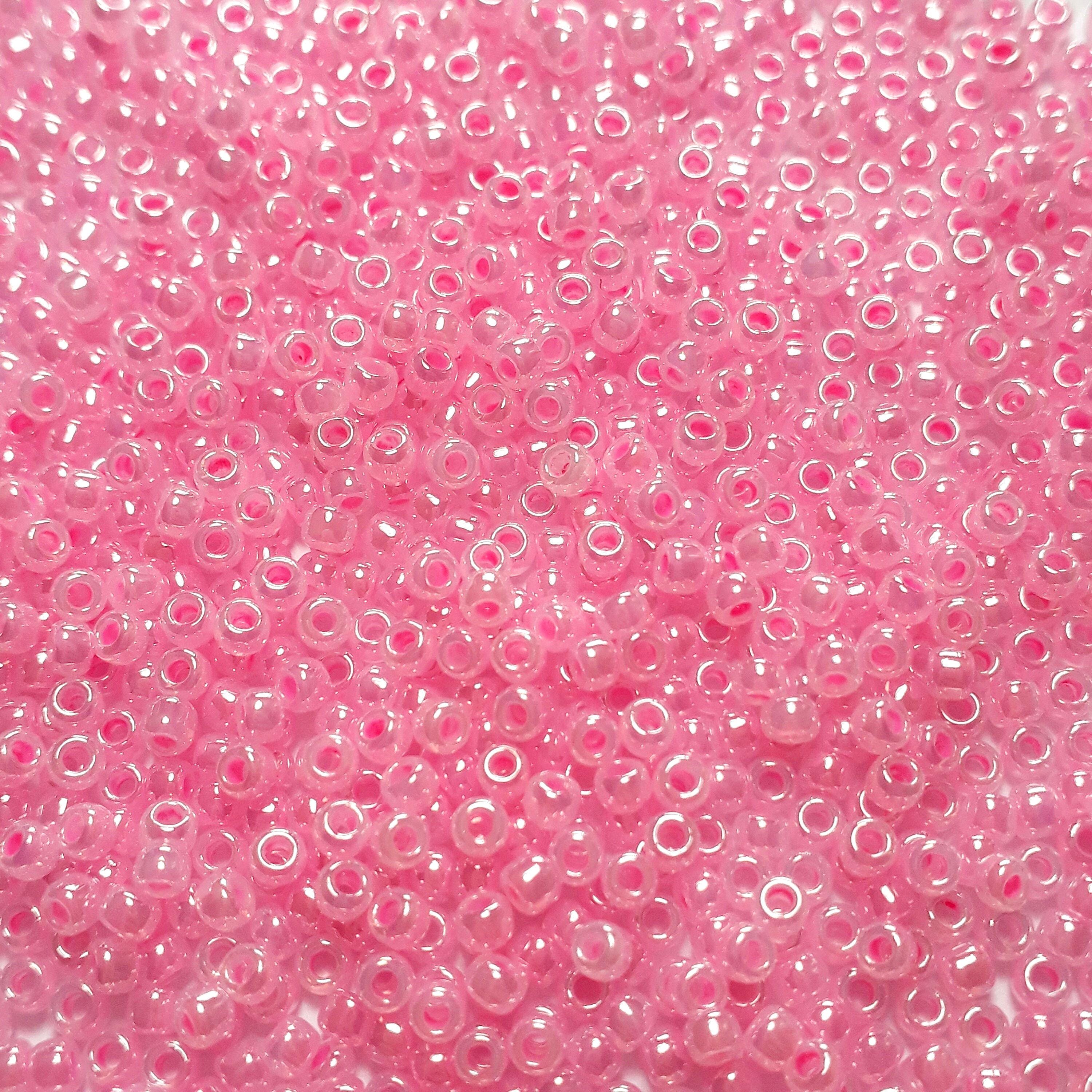Ceylon Cotton Candy Pink TOHO Seed Glass 11/0 - 10g