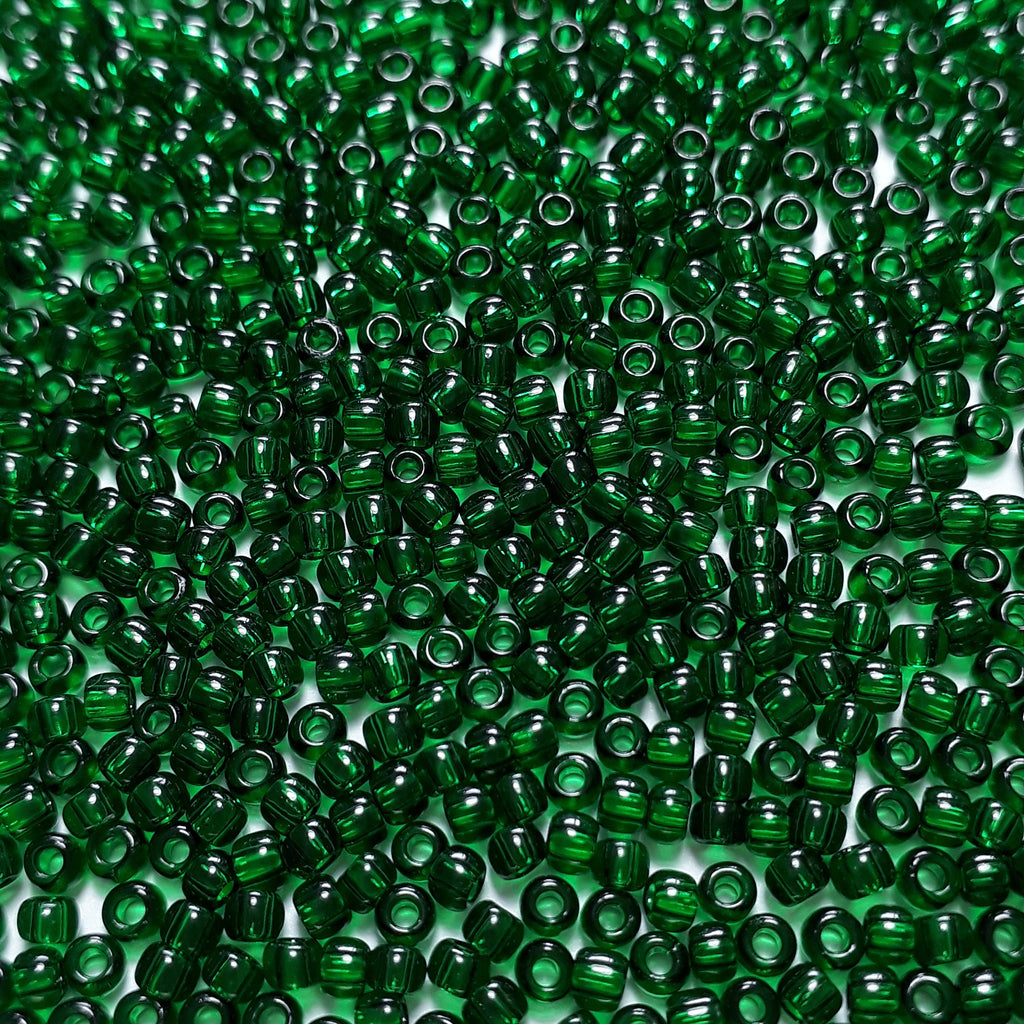 Transparent Green Emerald TOHO Seed Glass 11/0 - 10g