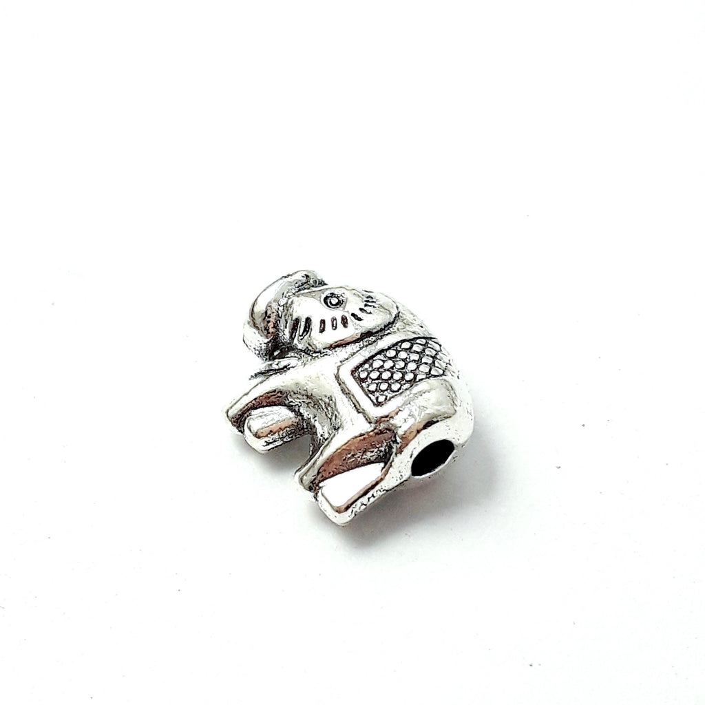 Antique Silver Elephant 11x9mm - 10pcs