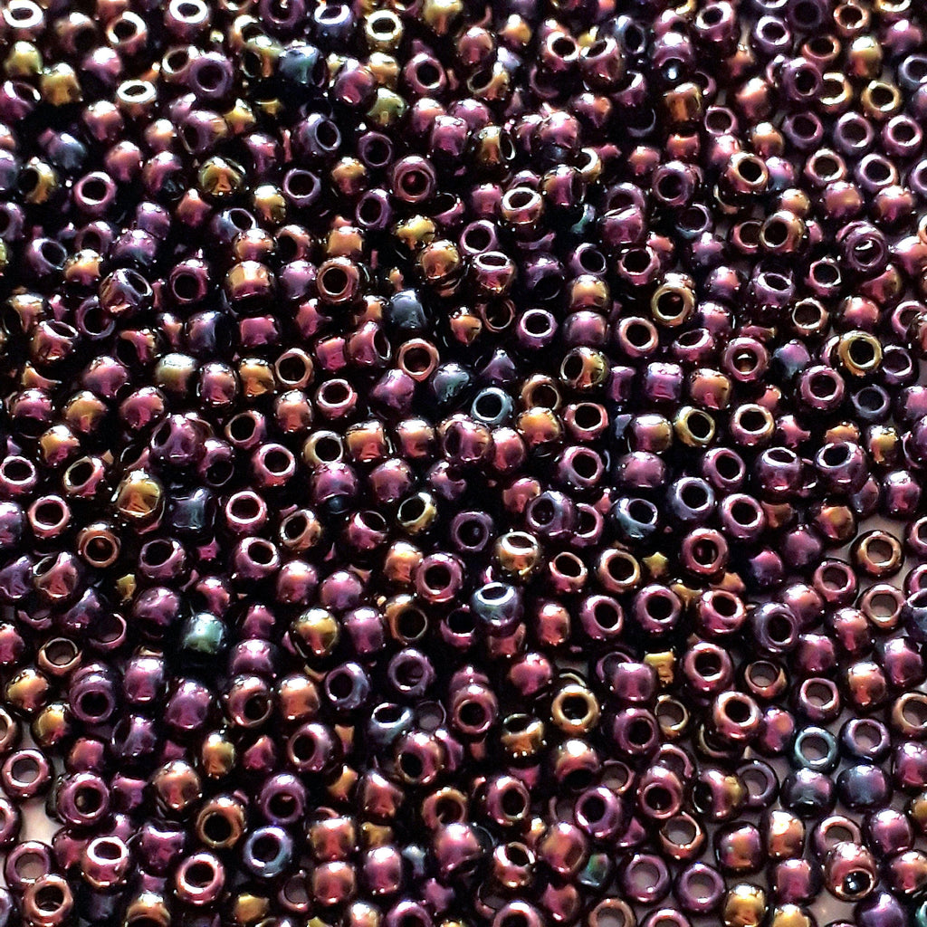 Metallic Iris-Purple TOHO Seed Glass 11/0 - 10g
