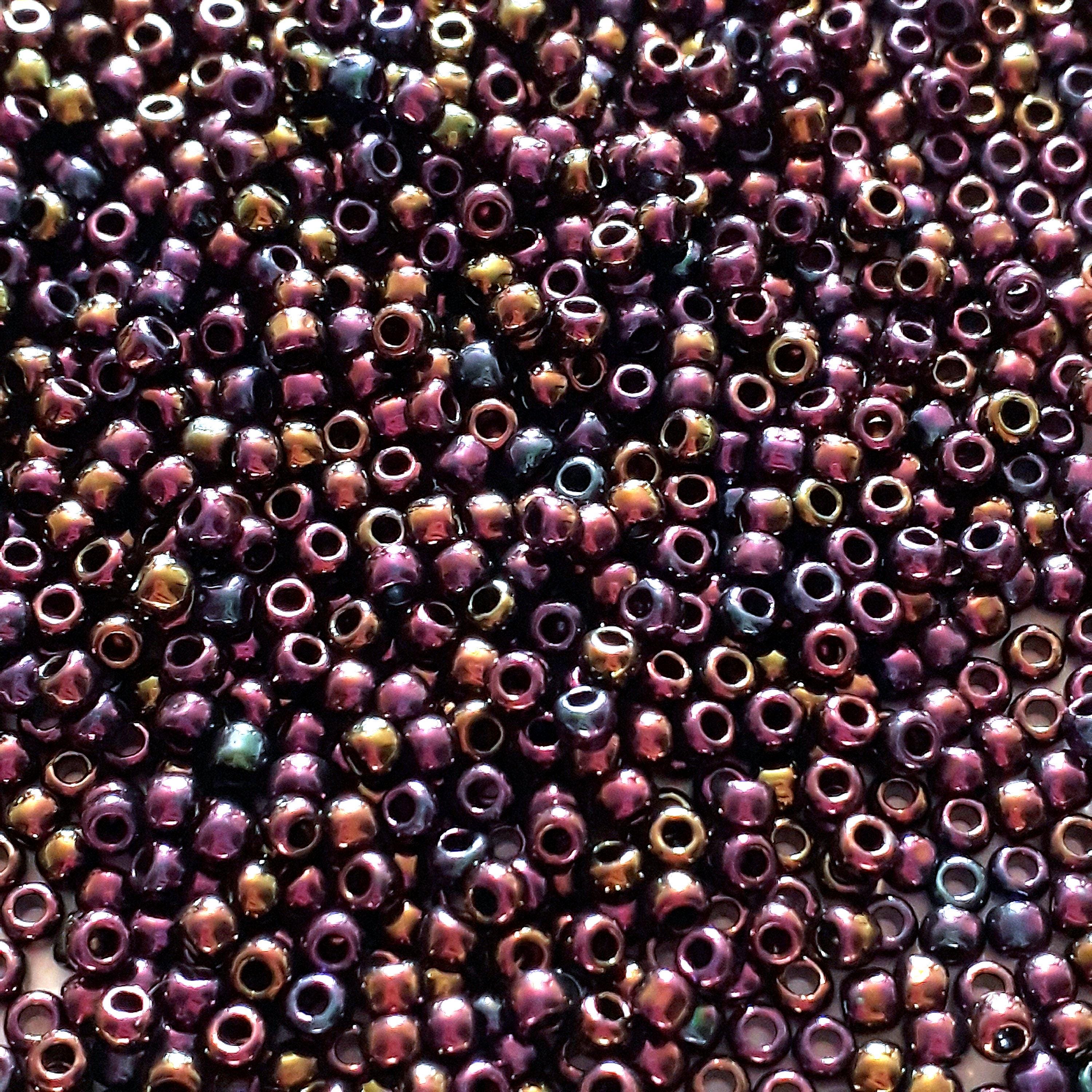 Metallic Iris-Purple TOHO Seed Glass 11/0 - 10g