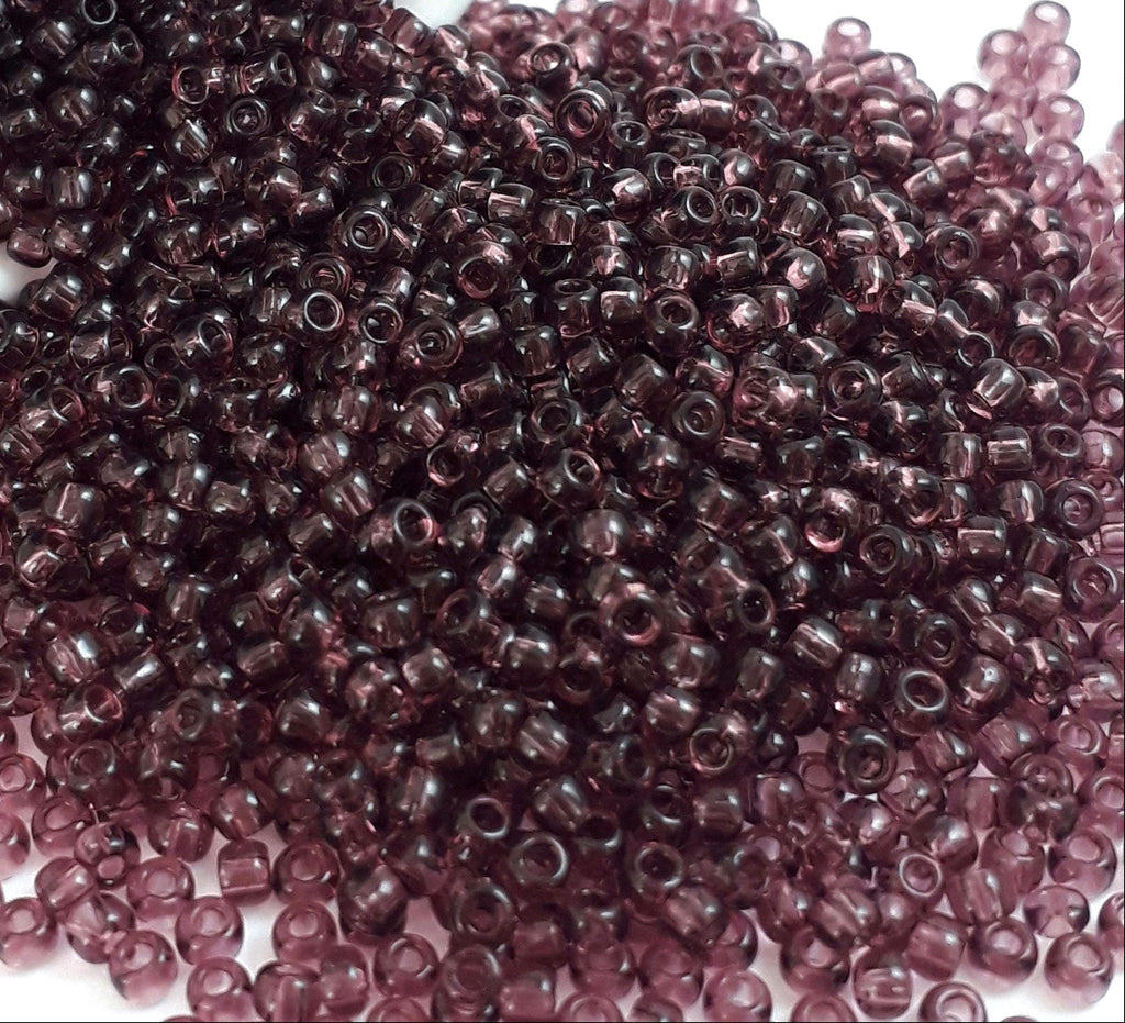 Transparent Med Amethyst Purple TOHO Seed Glass 11/0 - 10g