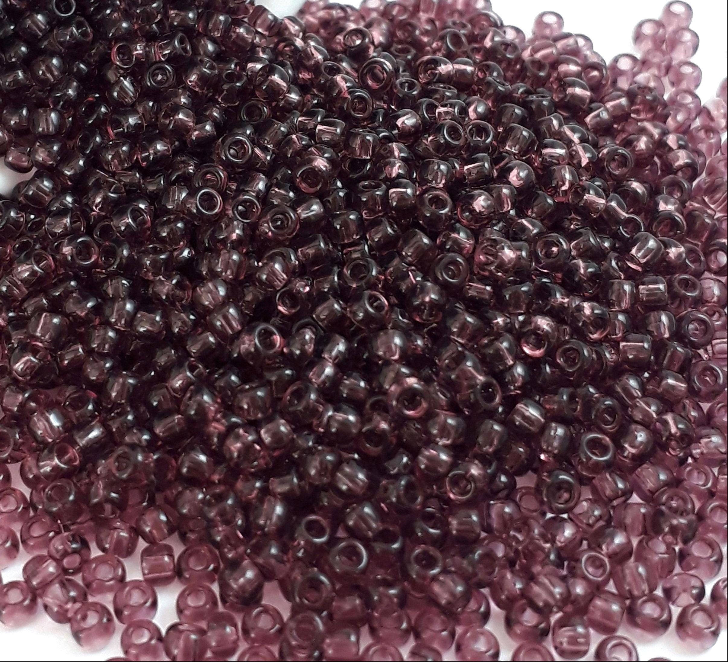 Transparent Med Amethyst Purple TOHO Seed Glass 11/0 - 10g