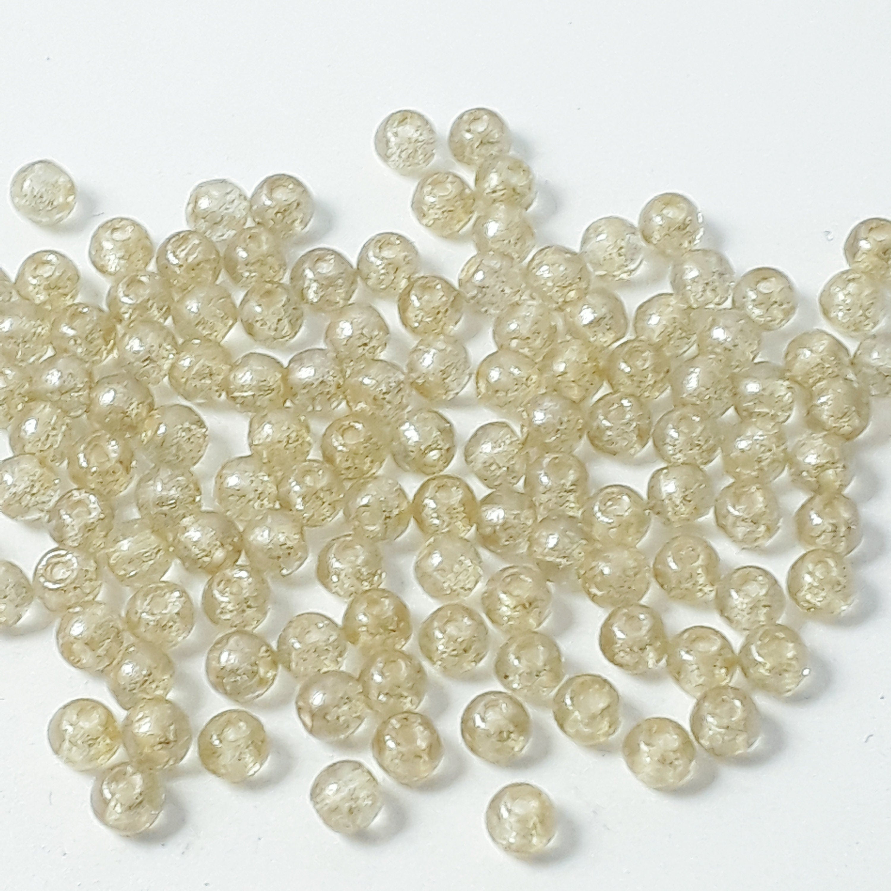Light Brown Lustre Czech Glass Round 3mm - 120pcs